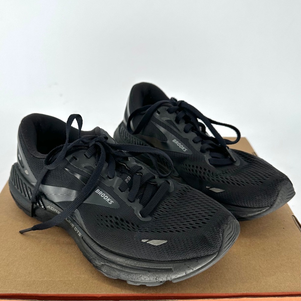 Brooks Black Adrenaline GTS 23 Running Athletic Sneakers Shoes Women's 7